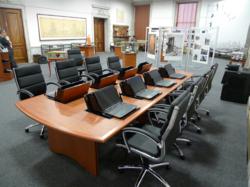 Longitudes Custom Computer Conference Table installed at NYC Department of Records